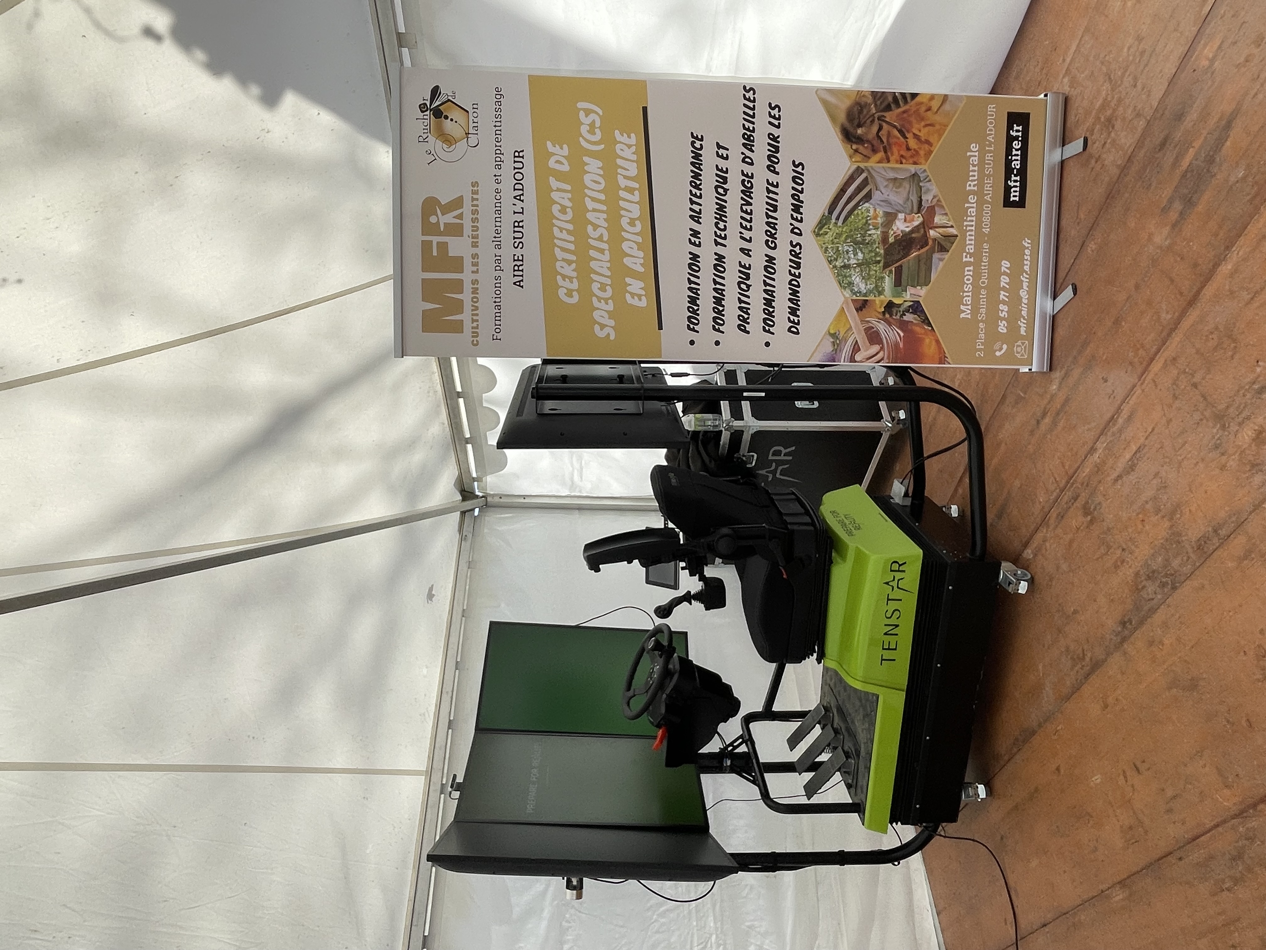 Stand partagé avec la MFR d'Aire sur l'Adour à l'occasion de la 53 ème édition de la foire de Barcelonne-du-Gers 2026