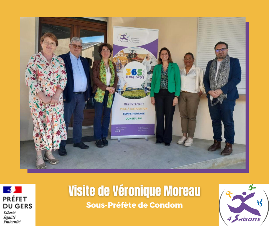 Visite de Véronique MOREAU, Sous-Préfète de Condom